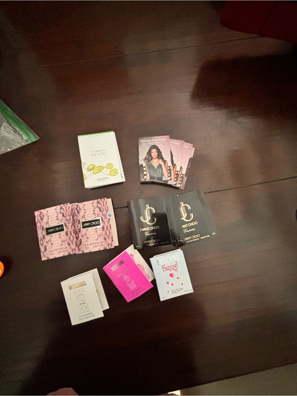 Jimmy Choo Sample Sachet Collection in Pink and Black